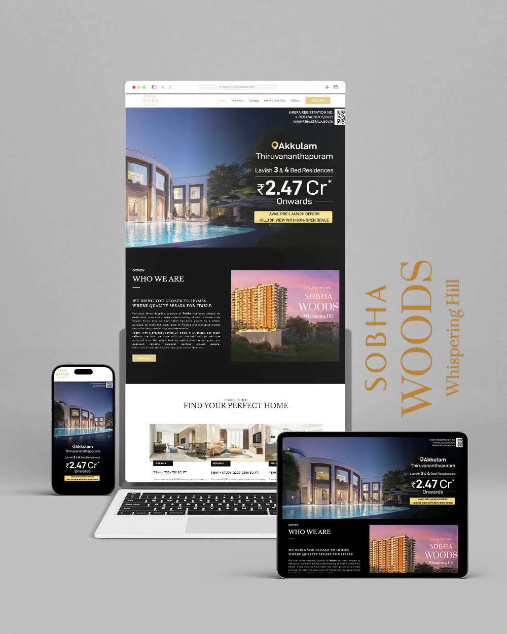 Sobha Woods website
